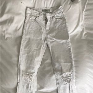 Top shop Jamie jeans white